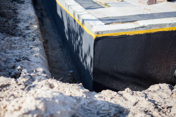 Residential Emergency Waterproofing installation at a Freedom, NY home by SJ Waterproofing Pros